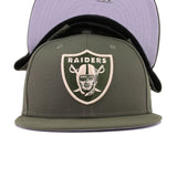 Las Vegas Raiders New Olive New Era 9Fifty Snapback