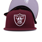 Las Vegas Raiders Maroon New Era 9Fifty Snapback