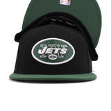 New York Jets Black Cilantro Green New Era 59Fifty Fitted