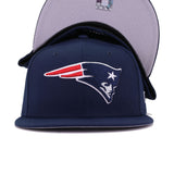 New England Patriots Oceanside Blue New Era 59Fifty Fitted