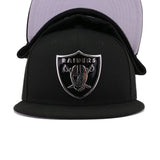 Las Vegas Raiders Black Golden Front Painted Metal Badge New Era 59Fifty Fitted