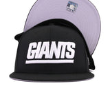 New York Giants Black Wordmark New Era 9Fifty Snapback