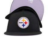 Pittsburgh Steelers Black New Era 9Fifty Snapback