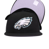 Philadelphia Eagles Black New Era 9Fifty Snapback