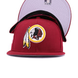 Washington Redskins Cardinal Red Maroon A's Gold Superbowl 26 New Era 9Fifty Snapback