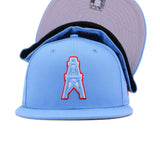 Houston Oilers Radiant Blue New Era 59Fifty Fitted