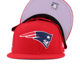 New England Patriots Scarlet Super Bowl 49 New Era 9Fifty Snapback