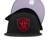 Las Vegas Raiders Black Scarlet New Era 9Fifty Snapback