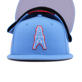 Houston Oilers Radiant Blue New Era 9Fifty Snapback